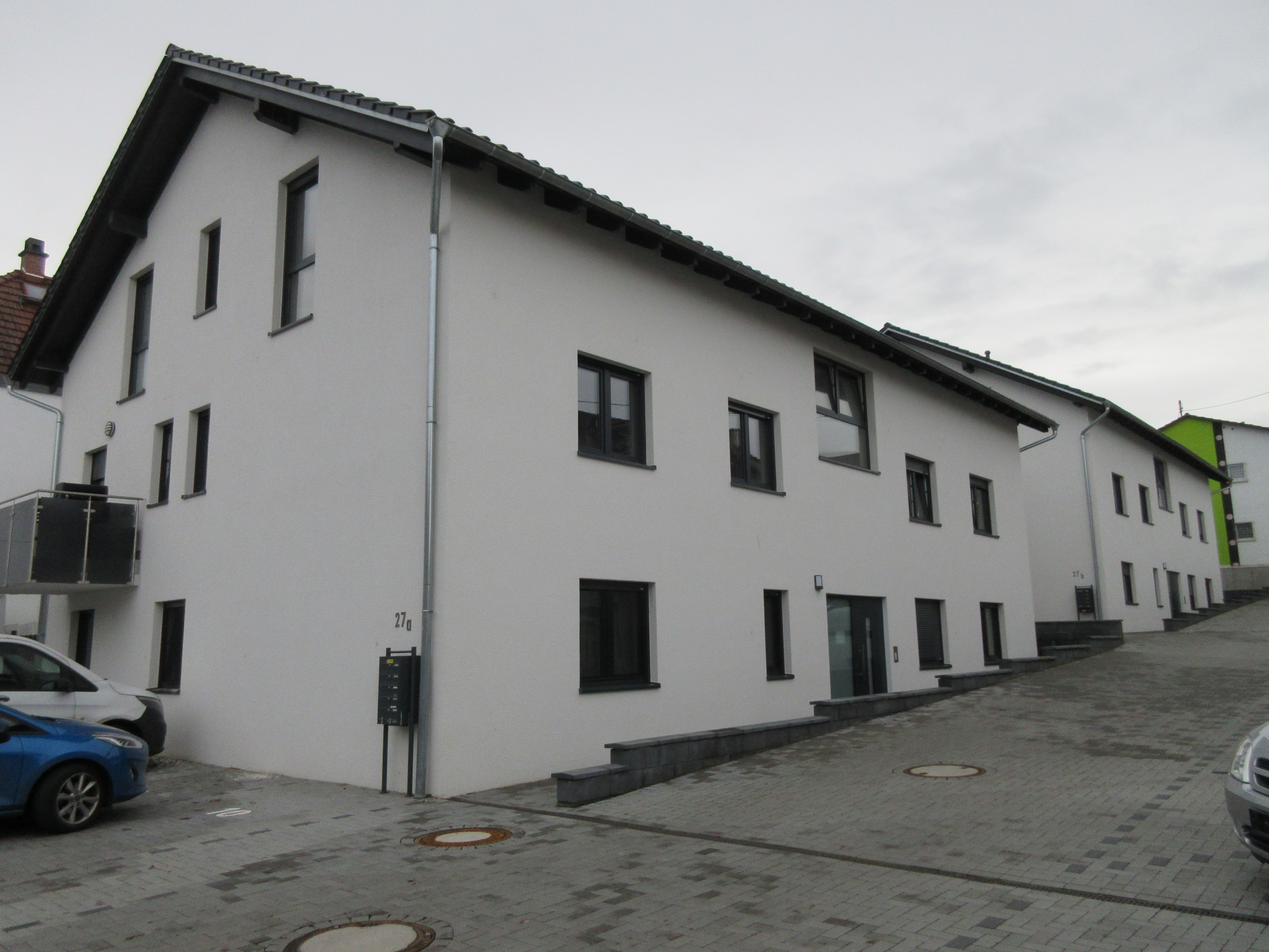 Eine Anlage von Mehrfamilienhäusern in Alsheim mit Statiken durch das Ingenieurbüro Hammann